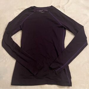 FIGS Salta Longsleeve Underscrub Top Purple Jam